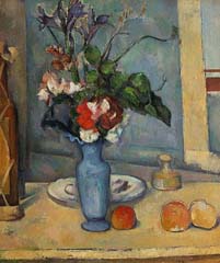 Motief Cezanne - De blauwe vaas
